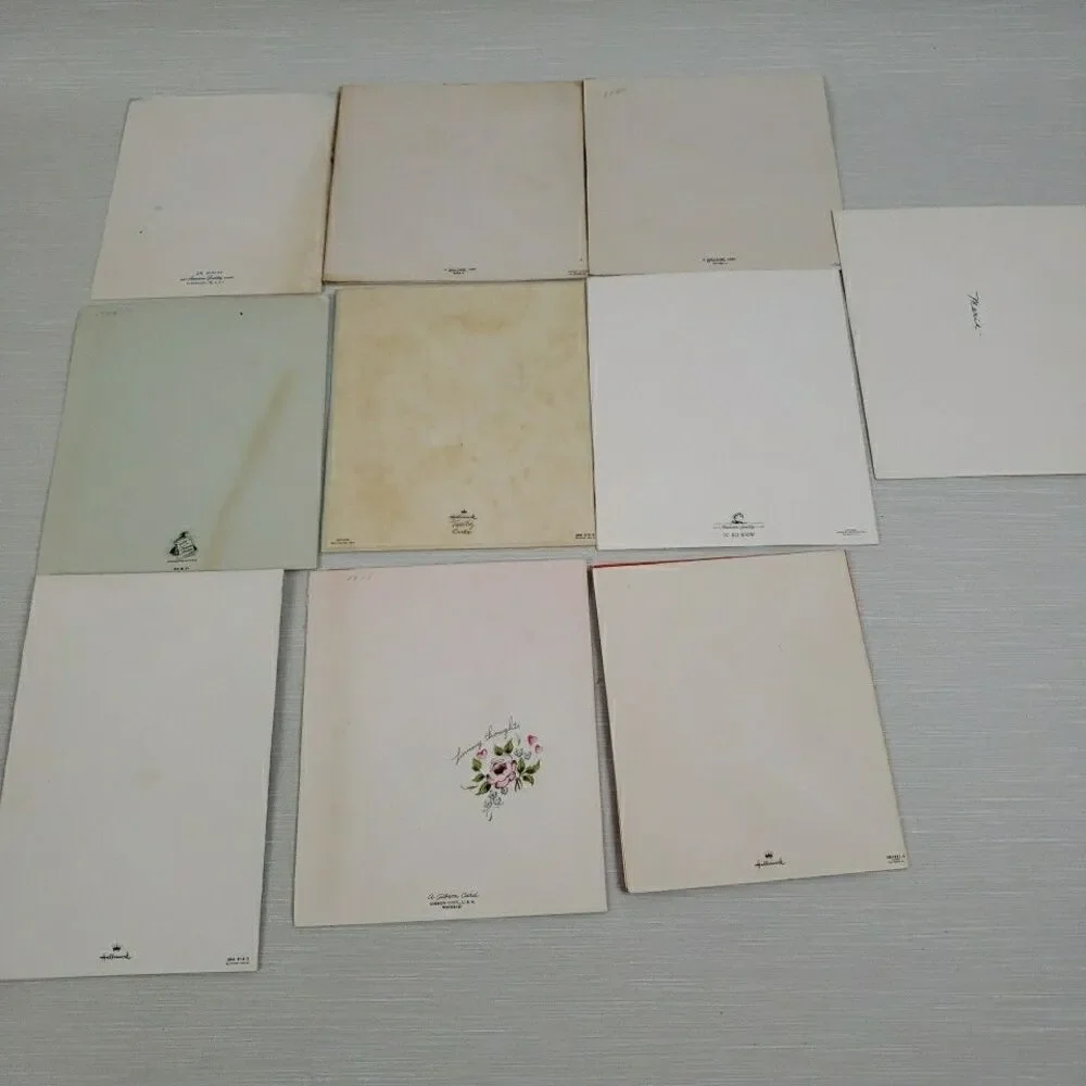 VTG Valentine Birthday Anniversary Cards 26 Used Norcross Gibson Hallmark MCM